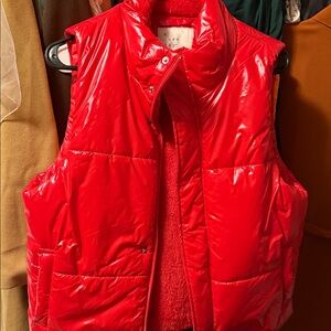 a new day Red Puffer Vest